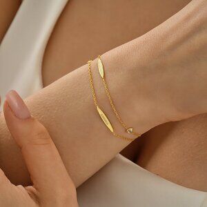 Personalized Handmade Silver Bracelet – Custom Engraved Name Bracelet